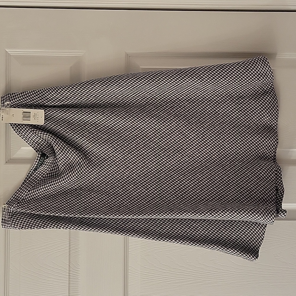 Lauren Ralph Lauren Women's Linen Skirt Size 12 NWT Side Zip